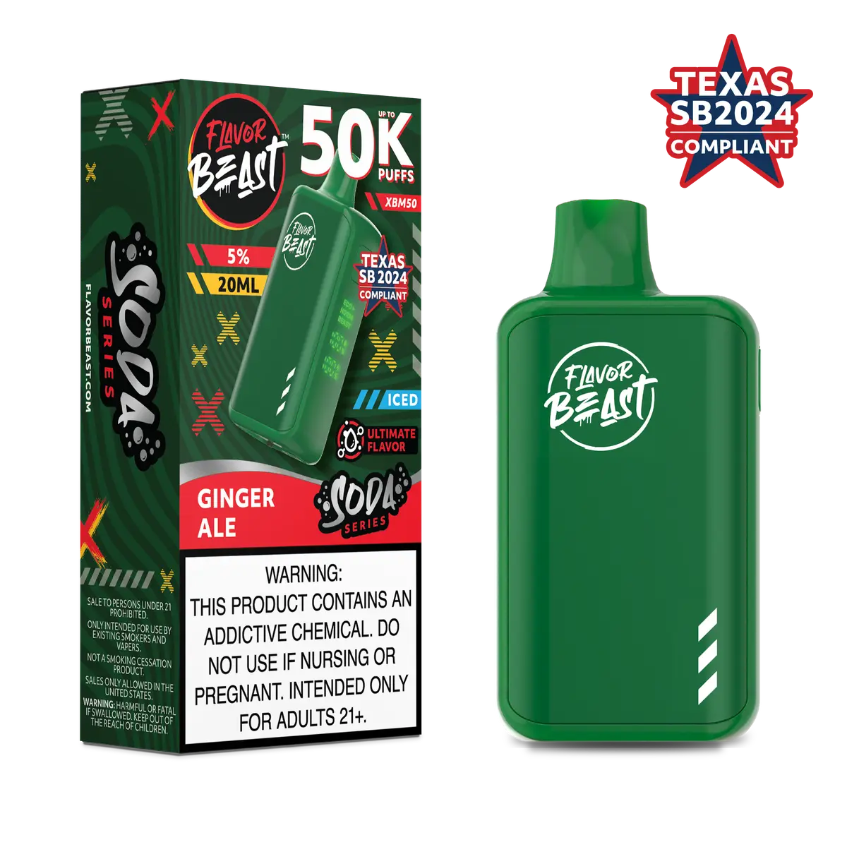 Flavor Beast Soda Series Vape 50k